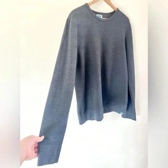 Jason Scott Dark Blue Crewneck Pullover Cotton Blend Sweatshirt Size XL - Picture 2 of 8